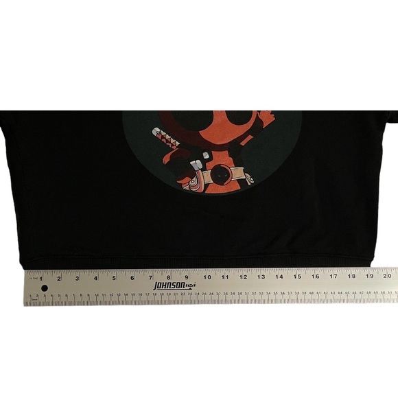 Marvel Deadpool Yeah Sure Whatever Junior M Kawaii Long Sleeves Pullover Sweater - Picture 5 of 8